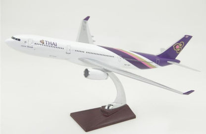 47CM THAI AIRBUS A330 HS-TEF Passenger Airplane Resin Aircrarft Plane Model