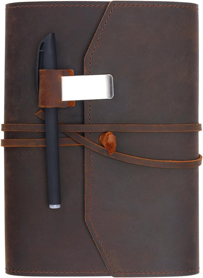 Handmade Refillable Leather Journal Writing Notebook Bound Diary Art Sketchbook