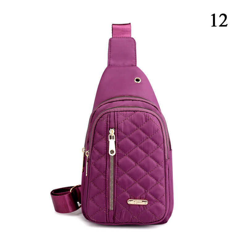 Women Crossbody Shoulder Bags Chest Sling Bag Sports Backpack Fanny Packs Travel