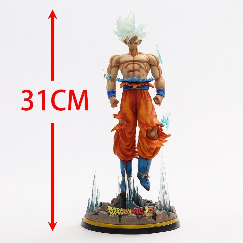 Dragon Ball SUPER Son Goku Ultra Instinct PVC Action Figure Statue With Light