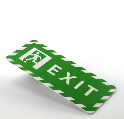 Exit Signs Acrylic UV Printing Letter Icon Logo Wall Safety Signage Board Plates