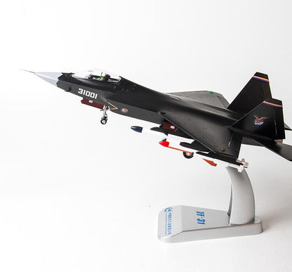 TEERBO China J-31 FIGHTER PLANE Original 1/48 diecast plane model aircraft