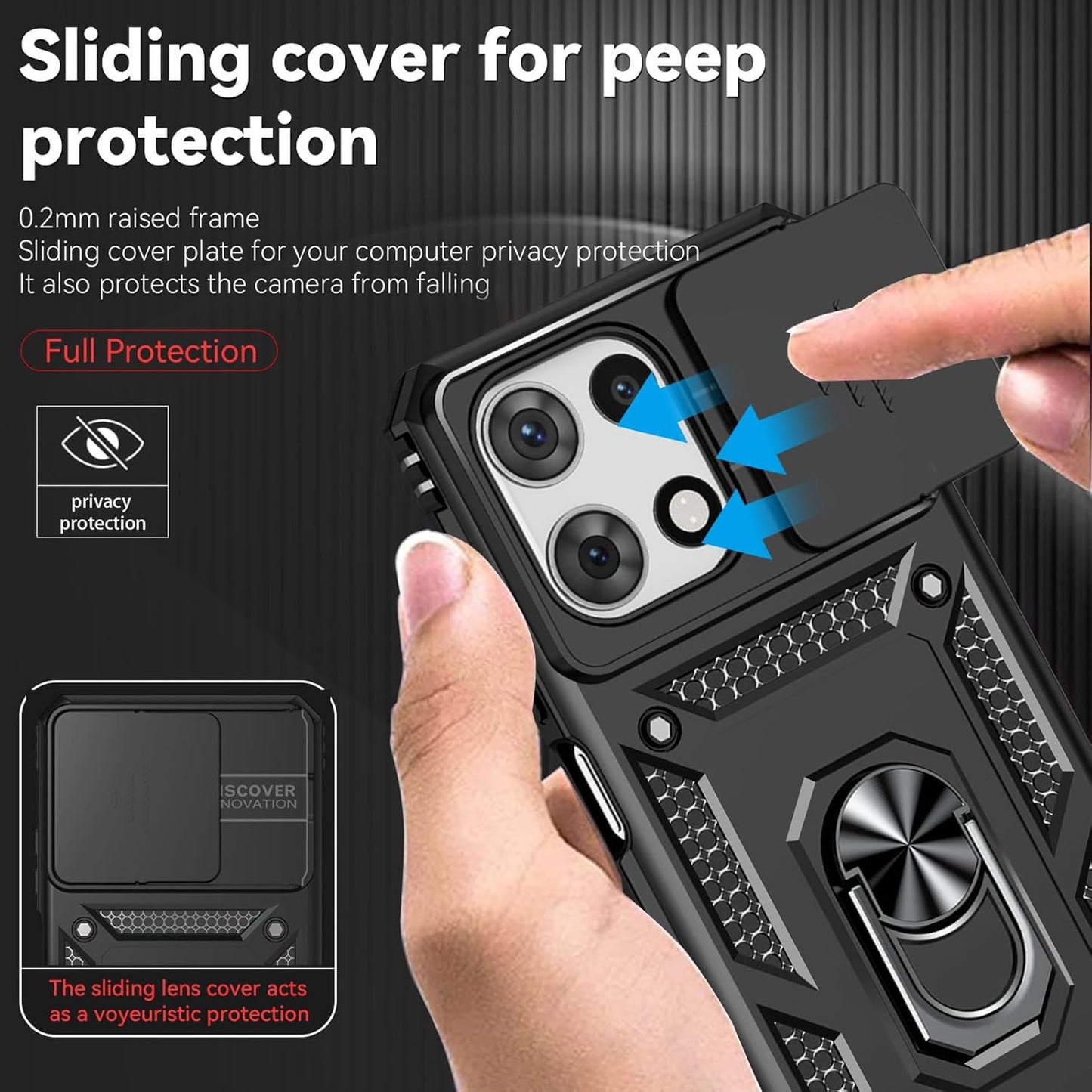 For Moto G 5G 2025 Case with Screen Protector: [Military Grade 20Ft. Drop Tested