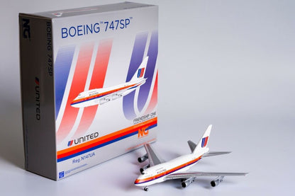 1:400 NG Model UNITED BOEING 747SP Passenger Aircraft Diecast Airplane Model