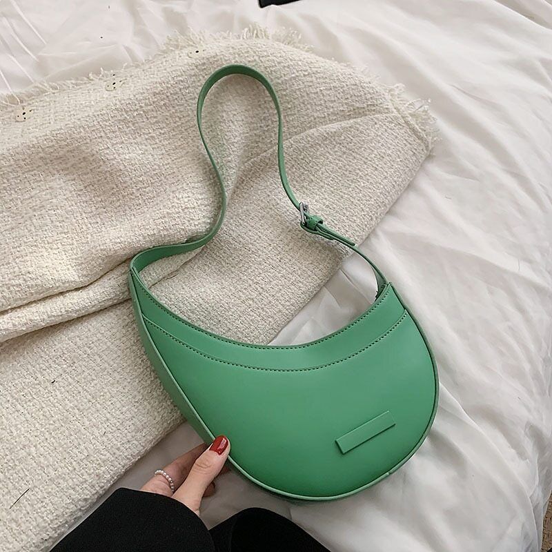 Women Shoulder Bag PU Leather Purse and Handbag Shopper Underarm Bag