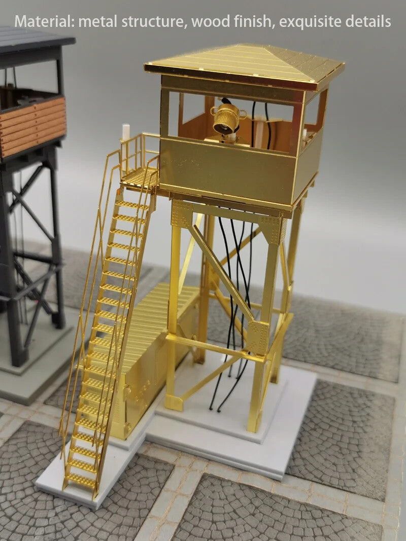 1:72 German Military Watchtower Model Military Scenario Module Alloy Finished