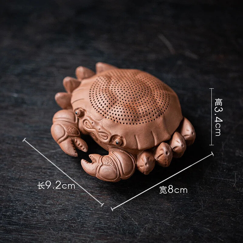 Tea Strainer Purple Sand Crab Tea Filter Household Tea Pet Tea Accessories