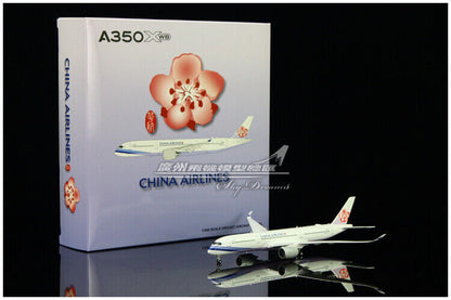 1:400 JC Wings CHINA AIRLINES AIRBUS A350-900 Passenger Airplane Diecast Model