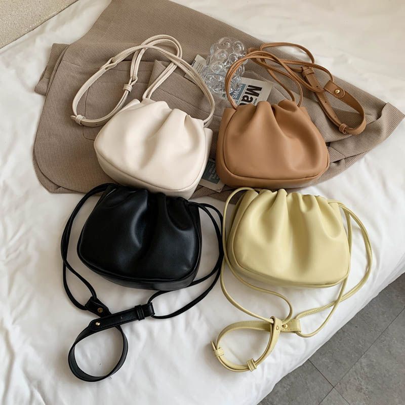 Messenger Bag Handbags Drawstring Crossbody Bags Soft Shoulder Clouds Traveling