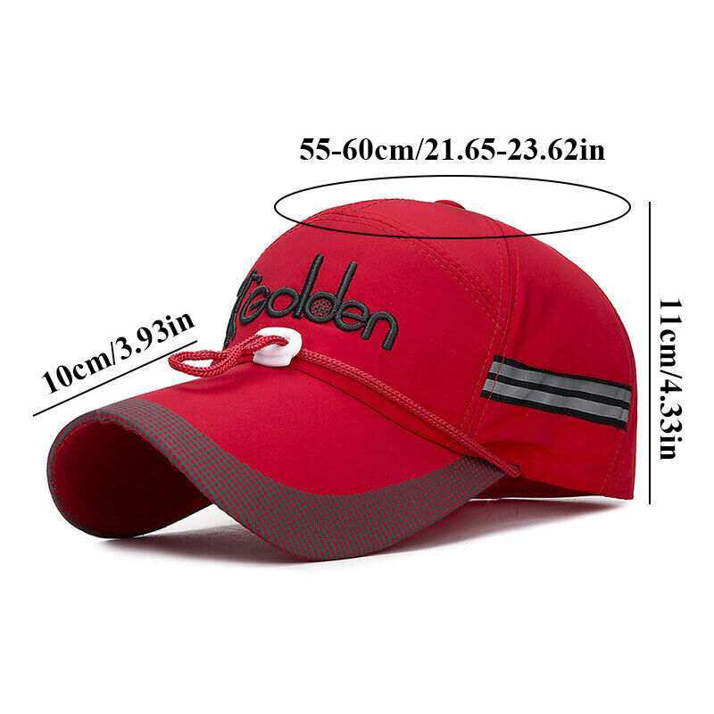 Unisex Quick Dry Baseball Cap Snapback Hat Breathable Sport Summer Outwear Hats