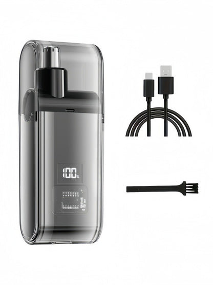 Ear and Nose Hair Trimmer with LED Display USB Rechargeable Water Resistant