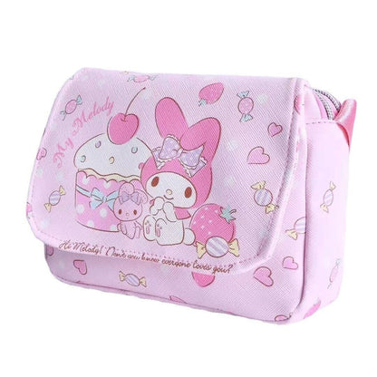 Girl Gift Kuromi My Melody Cinnamoroll Hello Kitty Crossbody Shoulder Bag Zipper