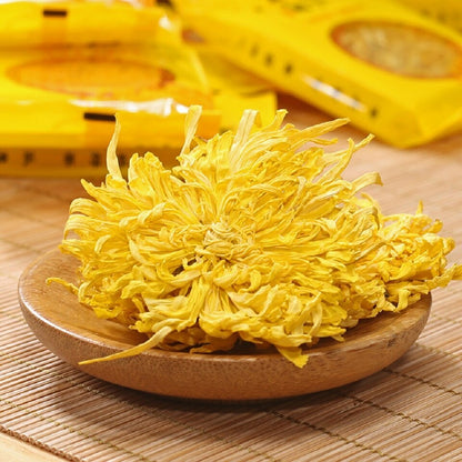 Premium Chrysanthemum Tea Gold Silk Healthy Flower Floral Herbal Tea 100 Pcs