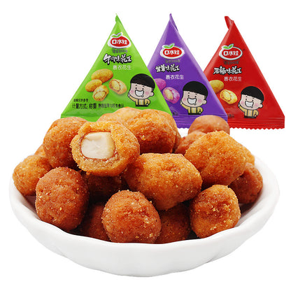 口水娃多味花生麻辣花生仁休闲食品 Koushuiwa Multi-flavor Peanut Spicy Peanut Kernel Snack Food