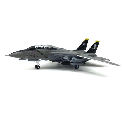 1/100 F-14 Tomcat US Fighter Aircraft Model Alloy Simulation Military Collection