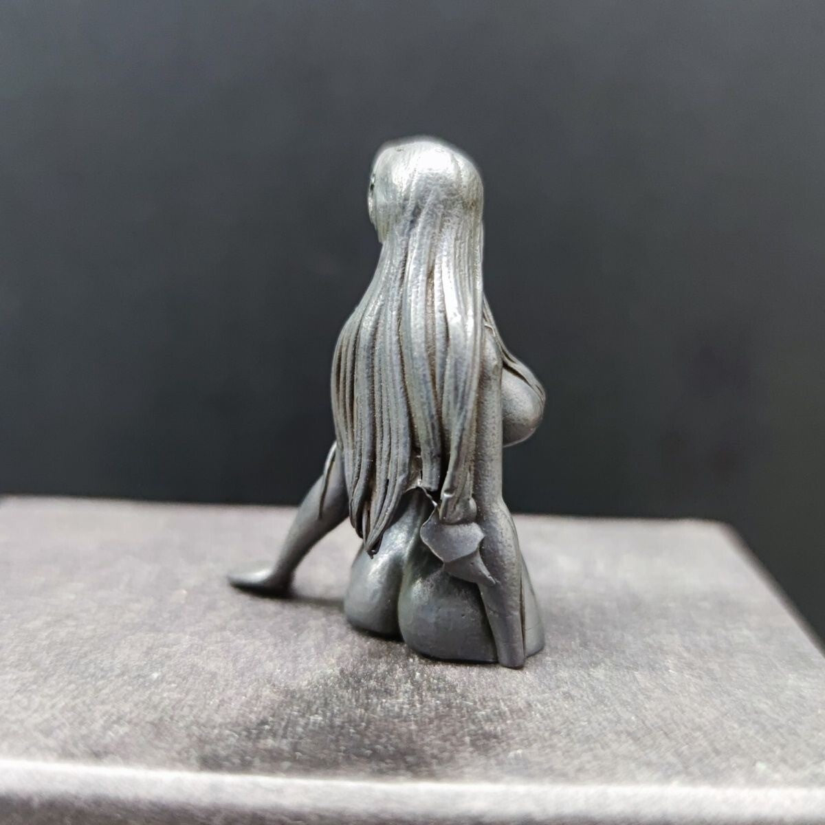 New Brass Black Naked Girl Statue Art Model Artwork Pendant