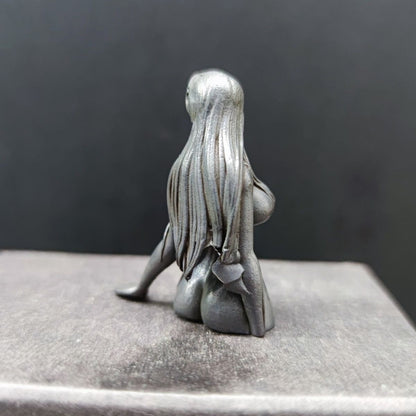 New Brass Black Naked Girl Statue Art Model Artwork Pendant