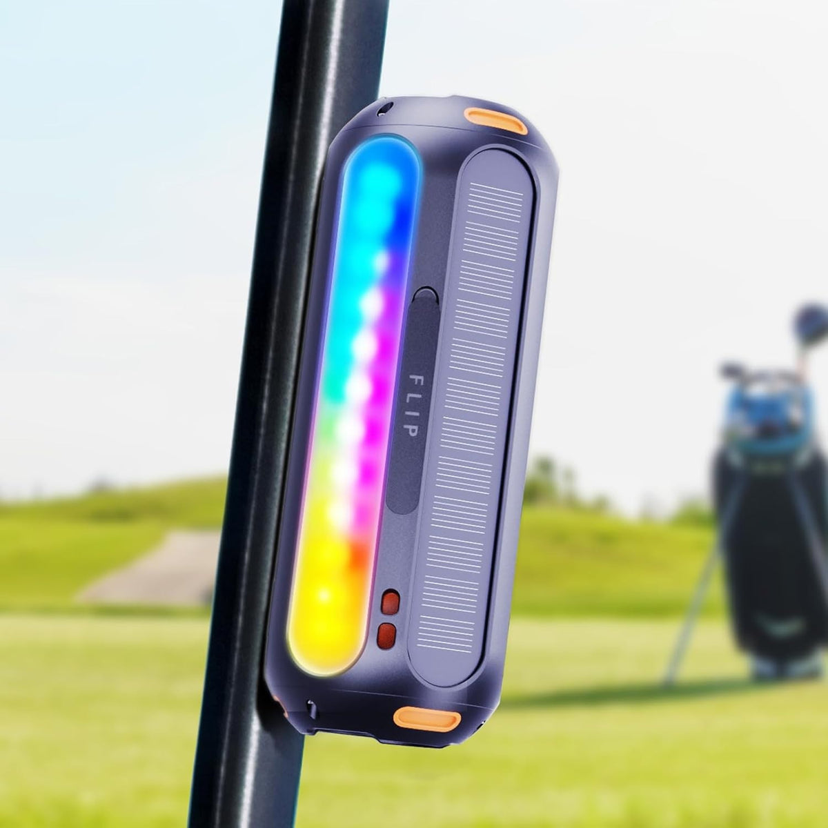 Magnetic Bluetooth Speaker Golf Speaker with Solar Charging 30H Playtime