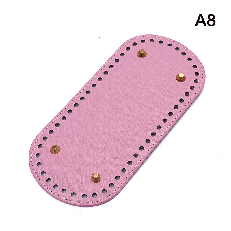 22*10cm Long Bottom for Knitted Bag Leather Bag Base Handmade Bottom With Holes