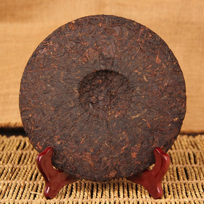 357g Ripe Pu'er Tea Cake Yunnan Seven Sons Eight Years Aged Flavor