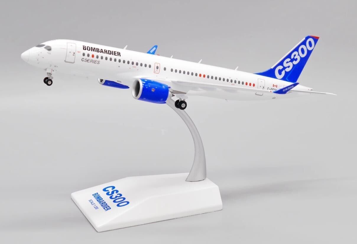 1:200 JC Wings Bombardier CS300 Passenger Airplane Diecast Aircraft Plane Model