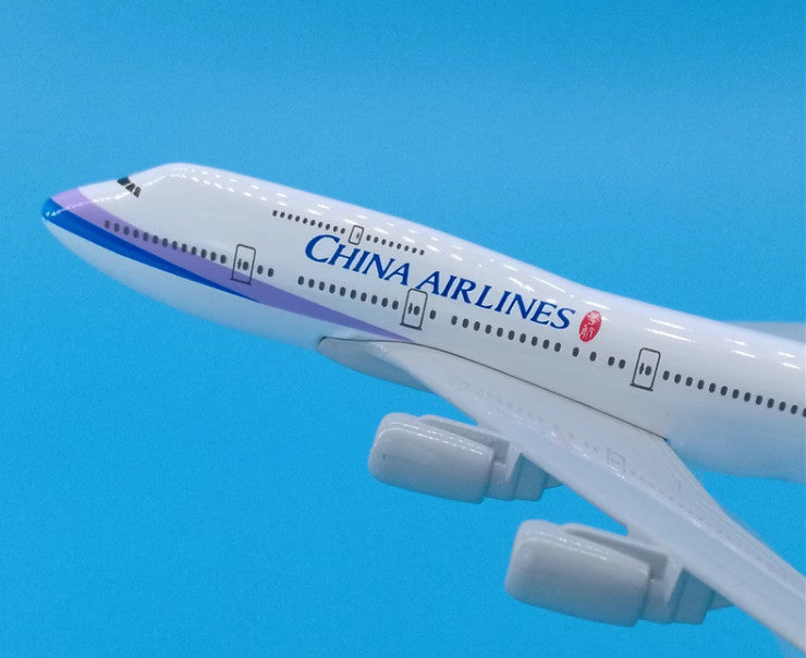 16cm CHINA AIRLINES BOEING 747-400 Passenger Airplane Diecast Aircraft Model