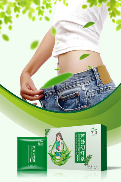 Aloe Vera Phantom Fibre Tea Cassia Leaf Lotus Leaf Burning Card Combo Health Tea