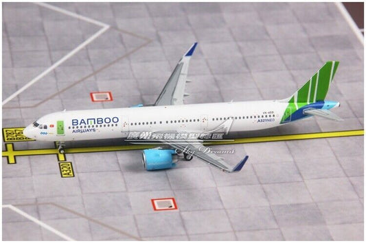 1:400 JC Wings BAMBOO AIRWAYS AIRBUS A321neo Passenger Airplane Diecast Model