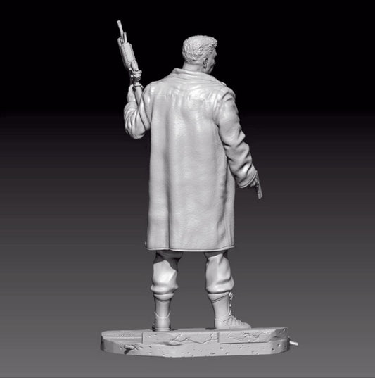 1/18 resin figure model kit Punisher 3D printing Unassembled Unpainted