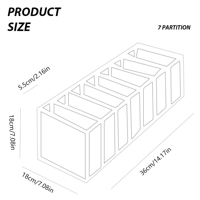 6/7/9 Grids Storage Bag Wardrobe Clothes Jeans Organizer Foldable Drawer AU HOT