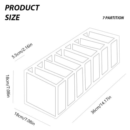 6/7/9 Grids Storage Bag Wardrobe Clothes Jeans Organizer Foldable Drawer AU HOT