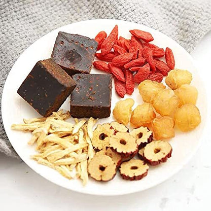 Brown Sugar Ginger and Jujube Tea Red Dates,Goji, Longan 460g Box