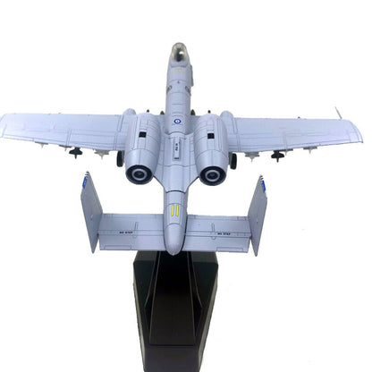 16.5cm 1/100 A-10 Attack Aircraft Thunderbolt II Fighter Alloy Plane Model b