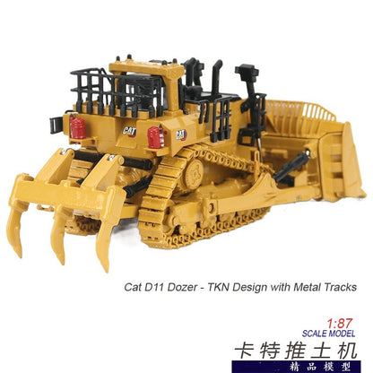 1:87 DM D11 Dozer Bulldozer Construction Machine Equipment Vehicle Diecast Model