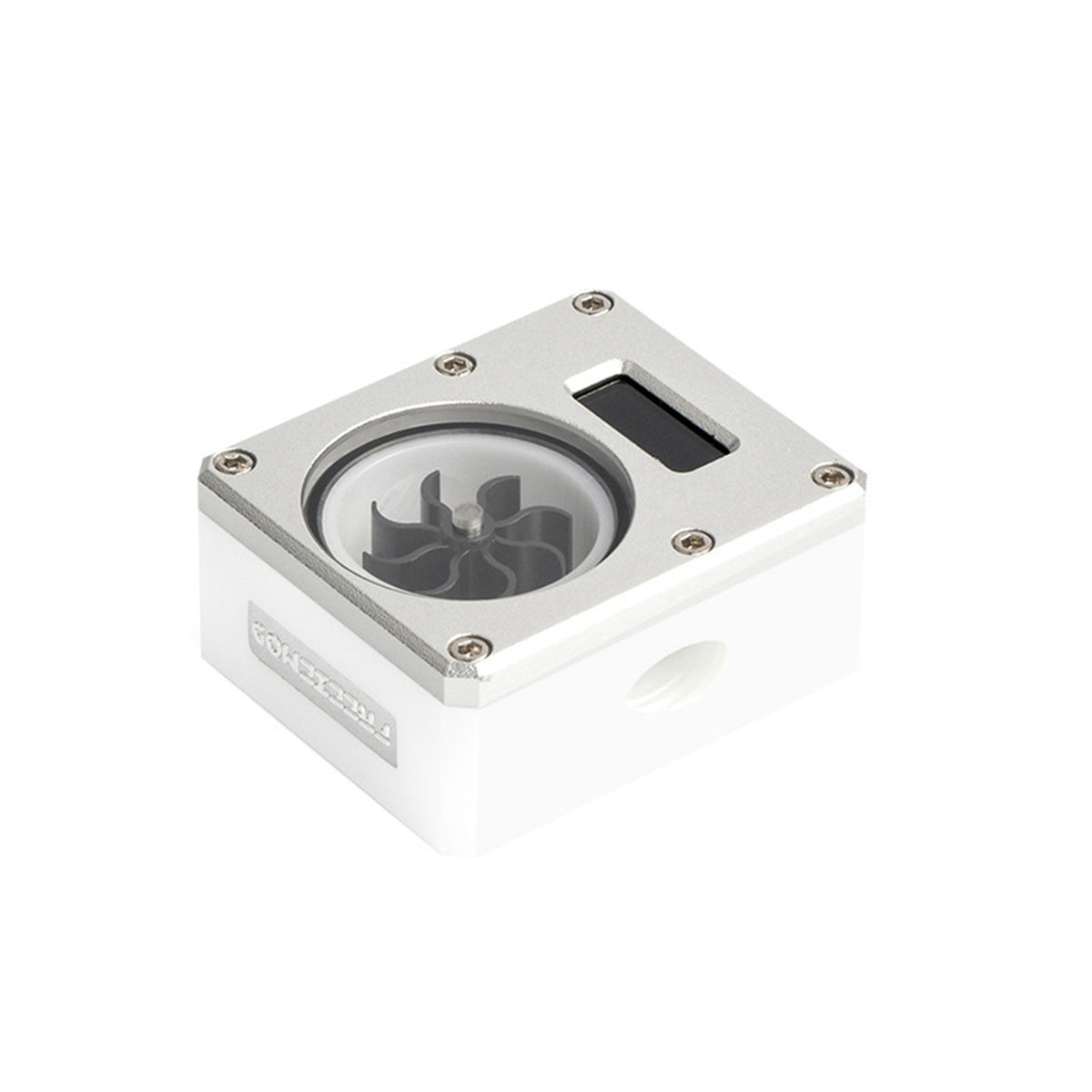 Silver Water Flow Meter Indicator with Temperature Computer Cooling Tubes