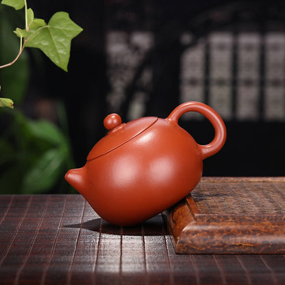 China Yixing Zisha Pottery Clovershrub Clay Handmade 260cc Mesh Teapot 西施
