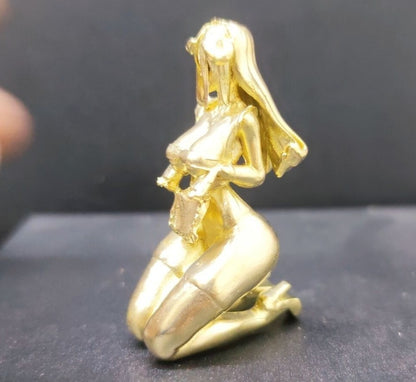 Brass Hot Sexy Bride Girl Statue Art Beauty Model Figurine Decor Artworks Decor