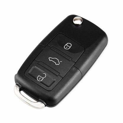 Car Key Shell For Volkswagen VW Jetta Golf Passat Skoda Flip Fold B5 B6 Beetle