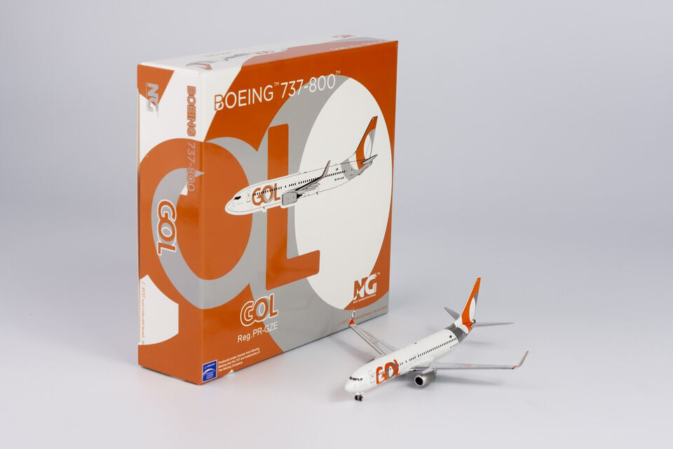1:400 NG Model GOL BOEING 737-800 Passenger Airplane Diecast Aircraft Model