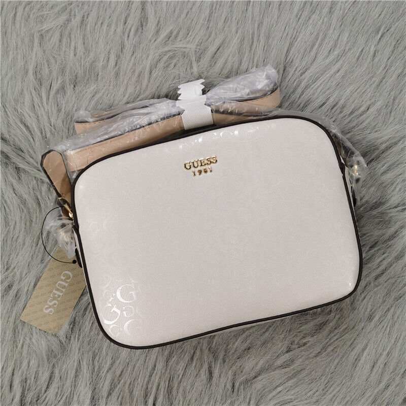 Fashion Embossed Crossbody Handbag Top Zip Satchel Women Shoulder Bag Square Bag