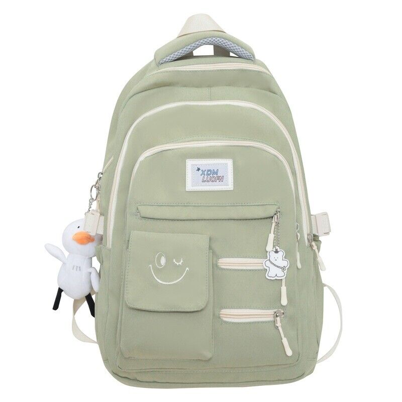 Women Men Nylon Backpack Shoulder Bag Laptop Large Travel School Bags Student