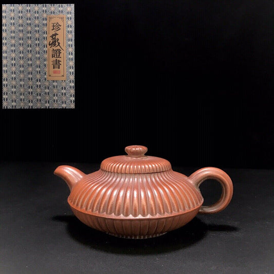 vintage chinese yixing purple clay teapot zisha ceremony teaware collection rare