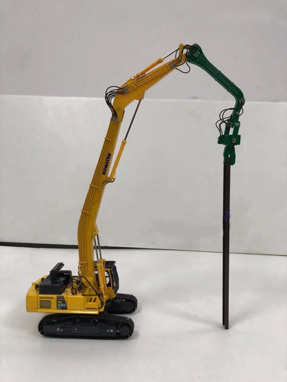 1:50 PC450LC-8 Excavator Contruct Piling Machine Metal Equipment Diecast Model