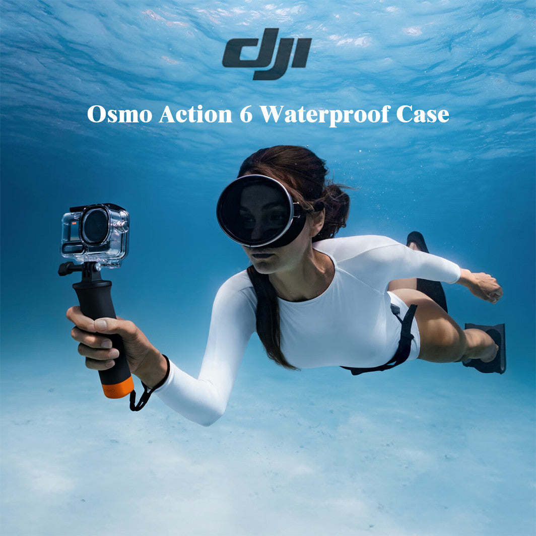 DJI Osmo Action 6 Waterproof Case – 60m Depth + 6 Anti-Fog Foams