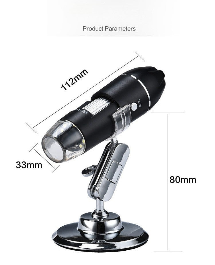 1600X electron microscope high-definition digital microscope handheld USB