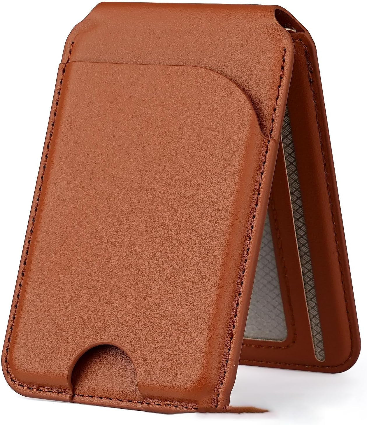 For Magsafe Wallet，Leather Magnetic Wallet for Phone with Adjustable Stand，5 Mag