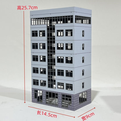 HO Scale 1/87 Building Model Railroad Layout Office House Scene Model