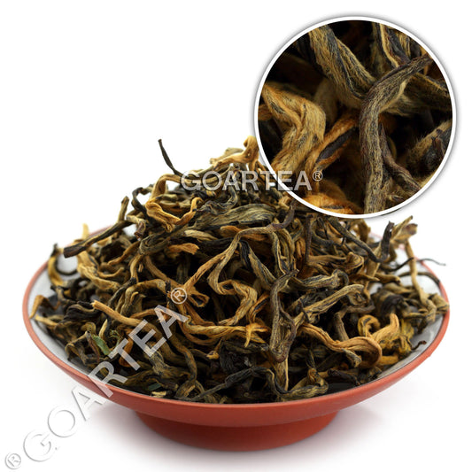 GOARTEA 100g Supreme Yunnan Black Tea Fengqing Dianhong China Black Tea Loose-