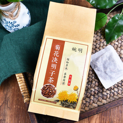 婉明 Chrysanthemum Cassia Seed Tea Bagged Tea Wolfberry Burdock Tea