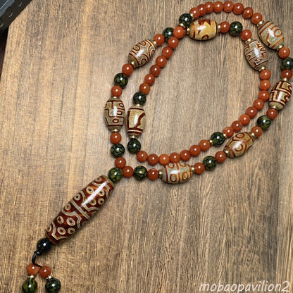 Tibetan Style Old Agate Celestial Beads, Family Portrait Celestial BeadCollected
